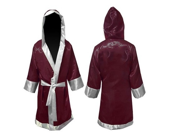 All Tone Custom Boxing Robe With Hood For Boxing Match Cheap Price Boxing Robe Gown With Custom Color Logo & Design