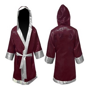 All Tone Custom Boxing Robe With Hood For Boxing Match Cheap Price Boxing Robe Gown With Custom Color Logo & Design