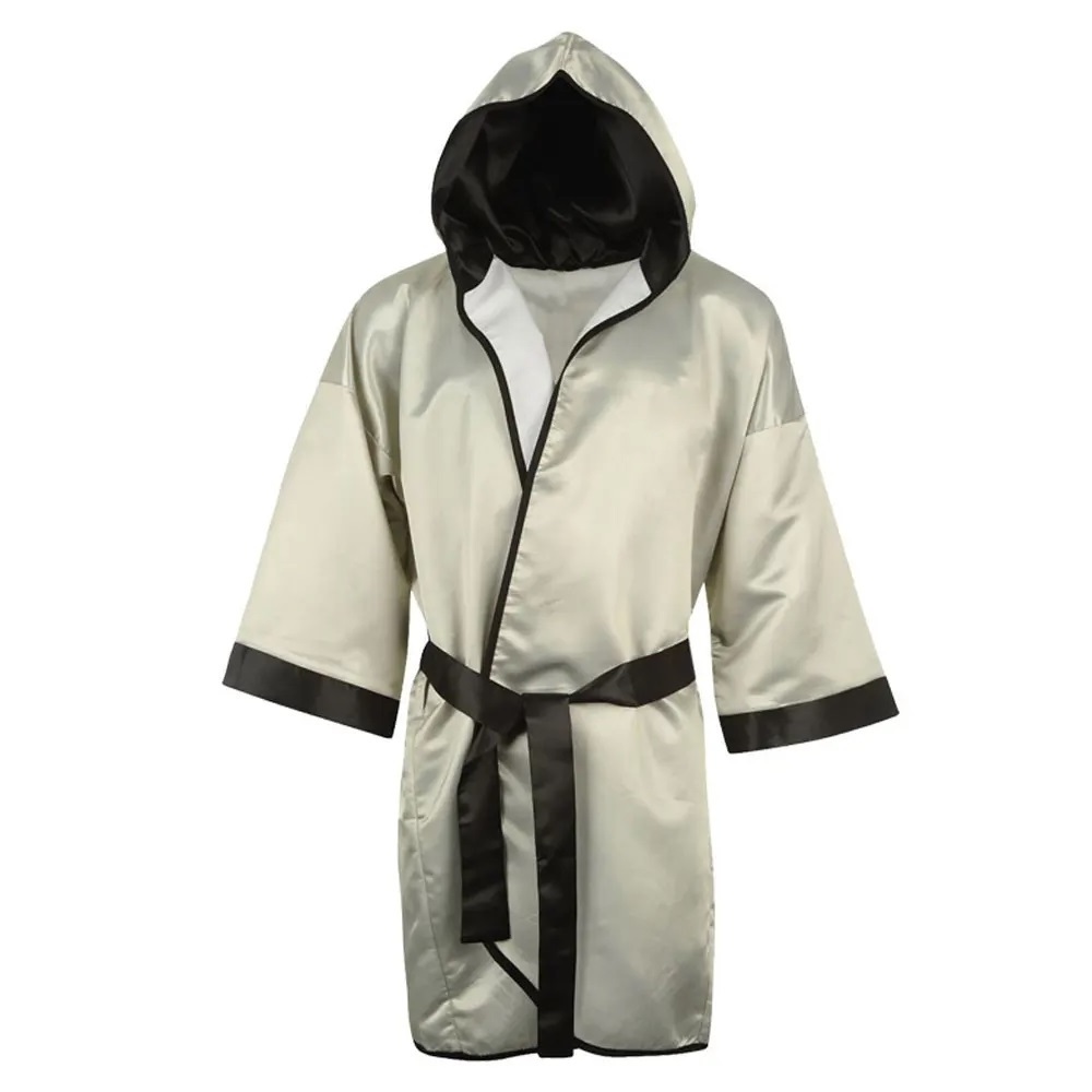 Professional Customized Design Boxing Robe With Hood For Boxing Match Cheap Price Boxing Robe Gown With Custom Color