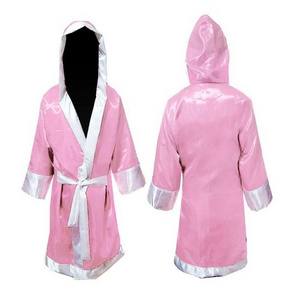 Designer High Quality Customized Design Boxing Robe With Hood For Boxing Match Cheap Price Boxing Robe Gown With Custom Color