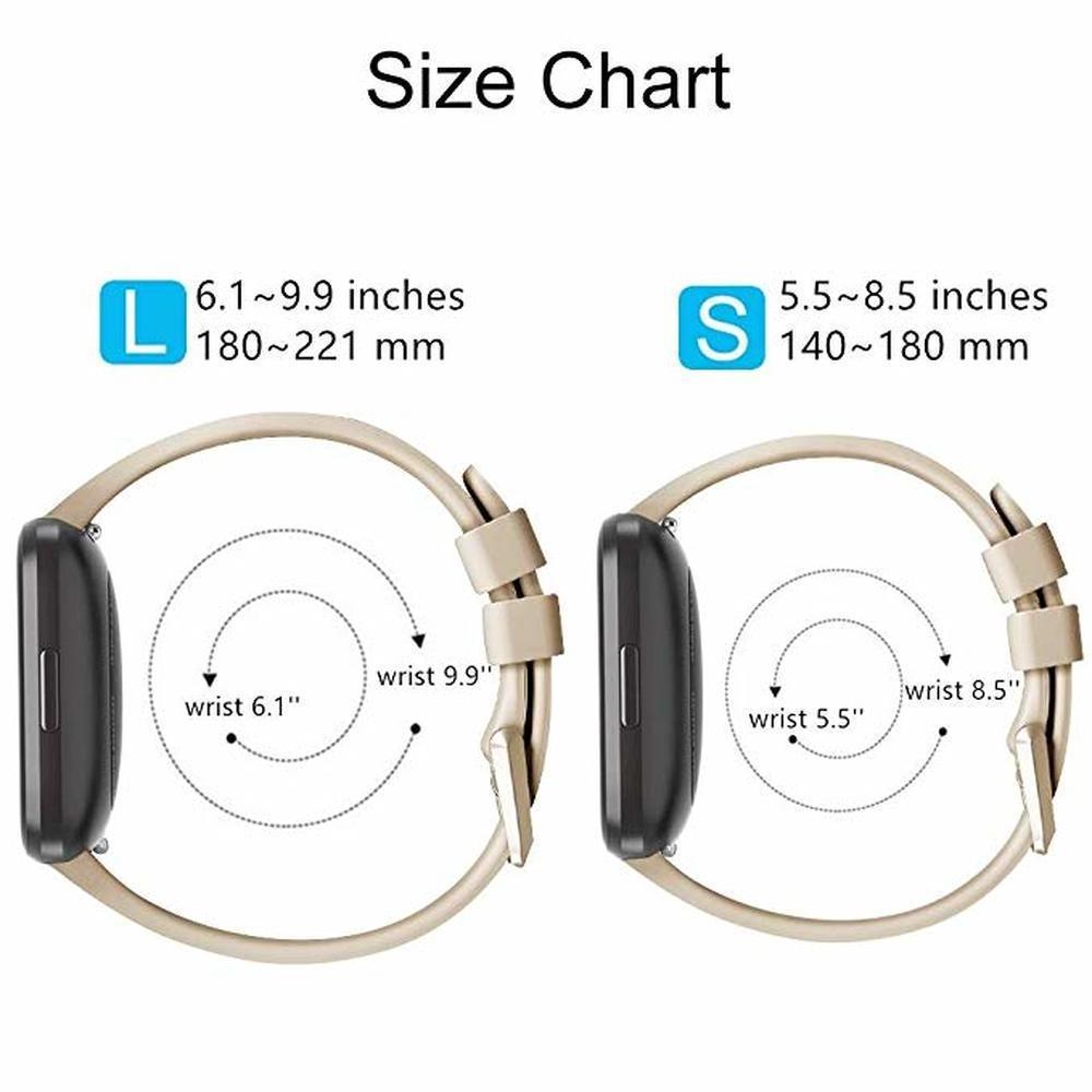 Suitable for Fitbit Versa2 silicone strap Versa lite official color buckle replacement sports strap rubber watchband