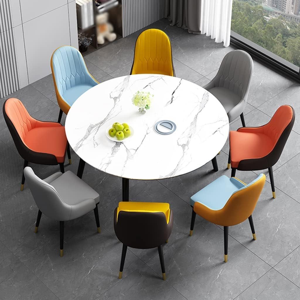 Manufacturers China Custom Wholesale Modern Luxury Black Sillas De Comedor Upholstered Leather Kitchen Dining Room Chairs