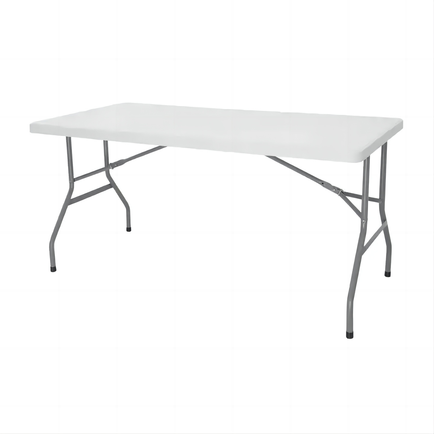 Wholesale Outdoor Lightweight Portable Rectangular Table White Camping Plastic Folding Table For Banquet Party Events