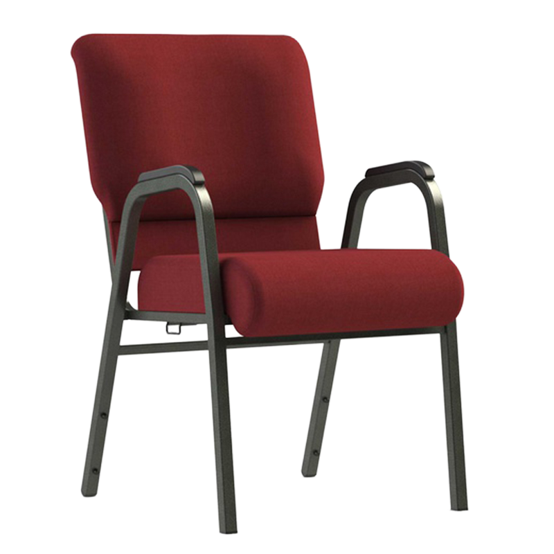 Wholesale Cheap Used High Back  Auditorium Chairs For Church For Sale Red Church Pew Chairs With Arms For Pastor