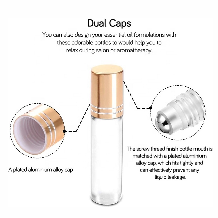 Deodorant Roller Balls For Essential Oils Oud Bottle Premium Roll on Bottle