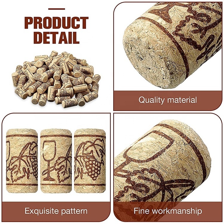 Premium Natural Wine Cork Straight Corks Crafts Corks Wine Stoppers for Bottled Wine Crafting Decor