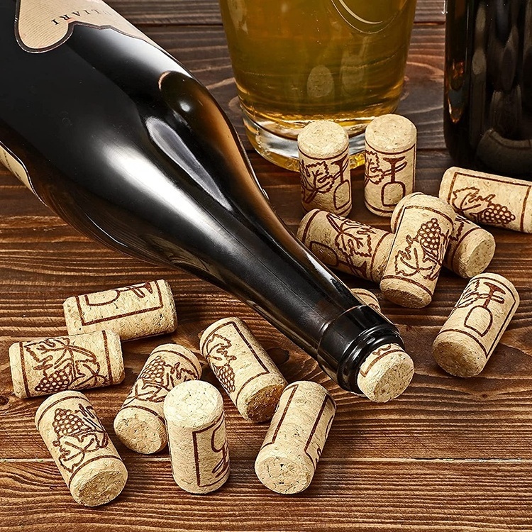 Premium Natural Wine Cork Straight Corks Crafts Corks Wine Stoppers for Bottled Wine Crafting Decor