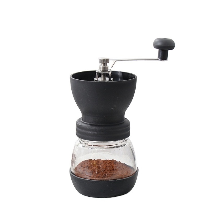 High Quality Home Use Adjustable Manual Mini Coffee Grinder Ceramic Burr Hand Coffee Grinder Mill Fine Coarse Grind