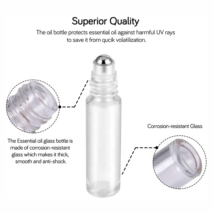 Deodorant Roller Balls For Essential Oils Oud Bottle Premium Roll on Bottle