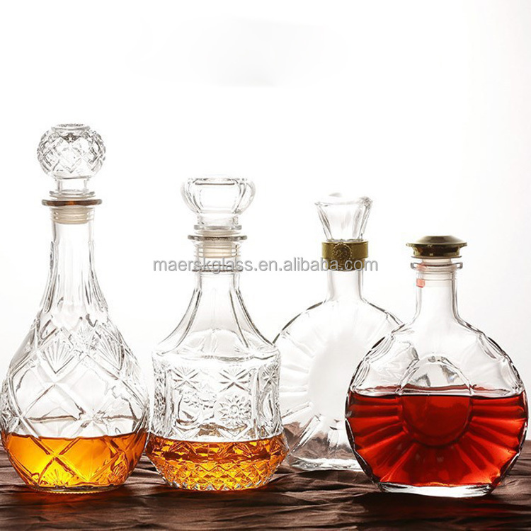 Online Hot Selling 33.75 oz Diamond Decanter With Starburst Detailing For Whiskey Bourbon Liquor