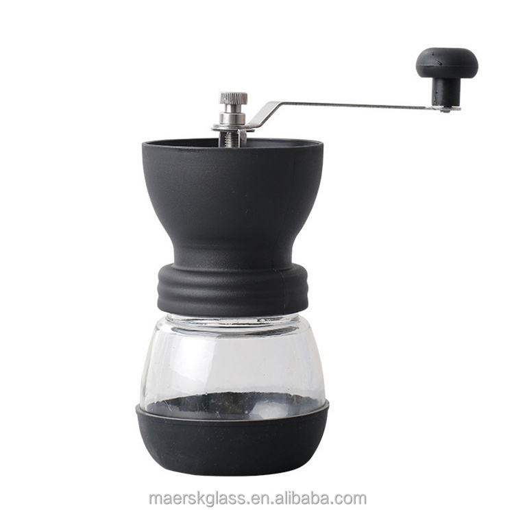 High Quality Home Use Adjustable Manual Mini Coffee Grinder Ceramic Burr Hand Coffee Grinder Mill Fine Coarse Grind