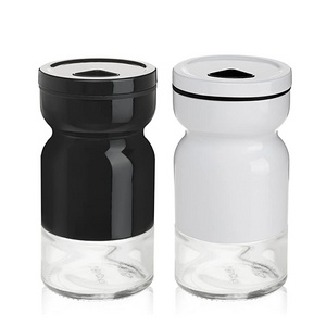 Best Price Stainless Steel Salt and Pepper Shakers Hot Mechanism Bottle Pepper Glass Salt Shakers Bulk Jar Spice