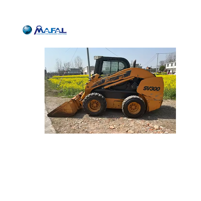 Used SV300 Mini Wheel Skid Steer Loader with Good Condition on sale