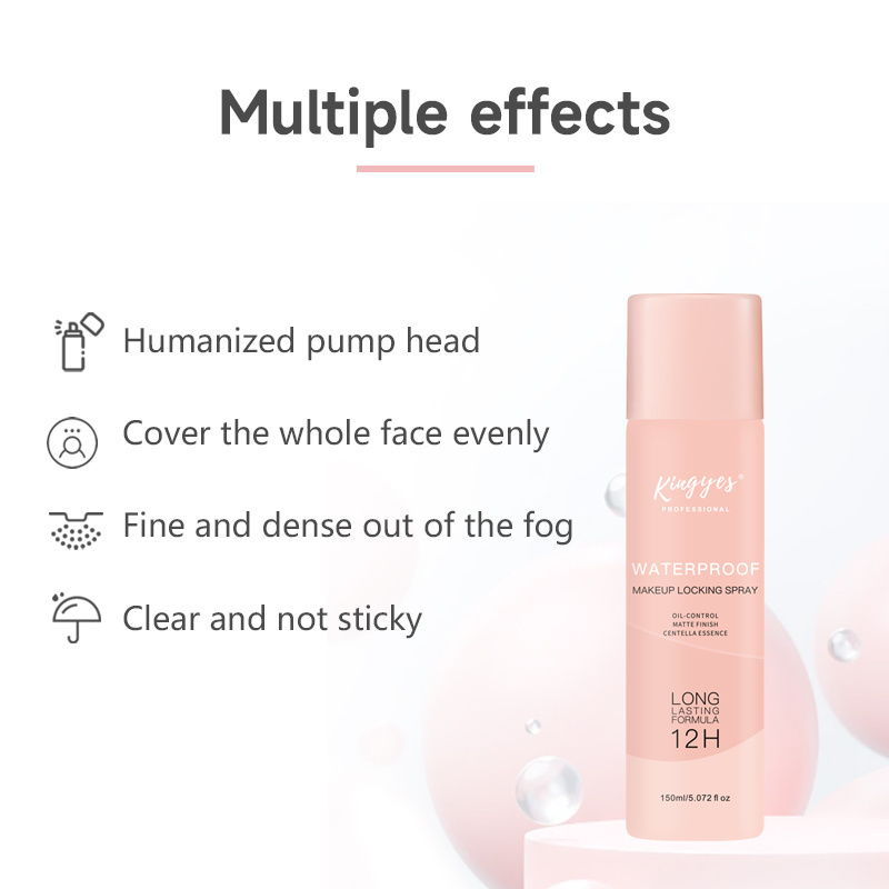 Factory Private Label Make Up Fixer Spray Moisturizing Smoothing Face long Lasting Waterproof Setting Spray Makeup