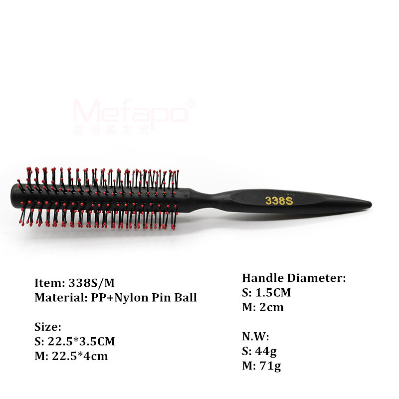 Professional Salon High Quality Natural Wooden Round Roller Boar Bristle Straighten Hair Brushes