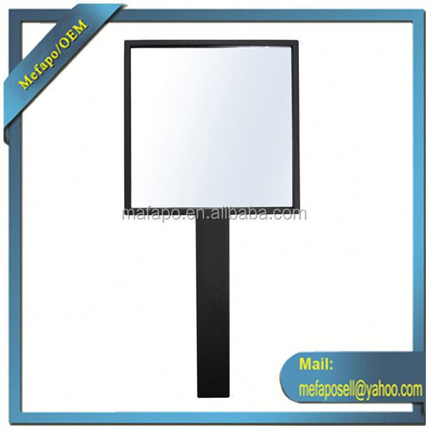 Custom Logo Private Label Wholesale Square Shapes Bulk Salon Hand Held Mirror