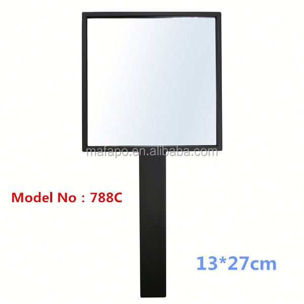 Custom Logo Private Label Wholesale Square Shapes Bulk Salon Hand Held Mirror