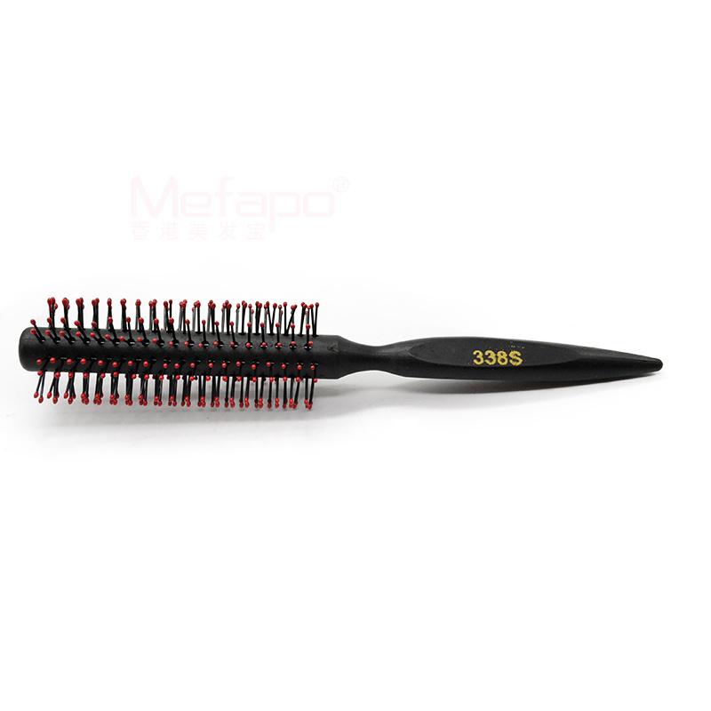 Professional Salon High Quality Natural Wooden Round Roller Boar Bristle Straighten Hair Brushes