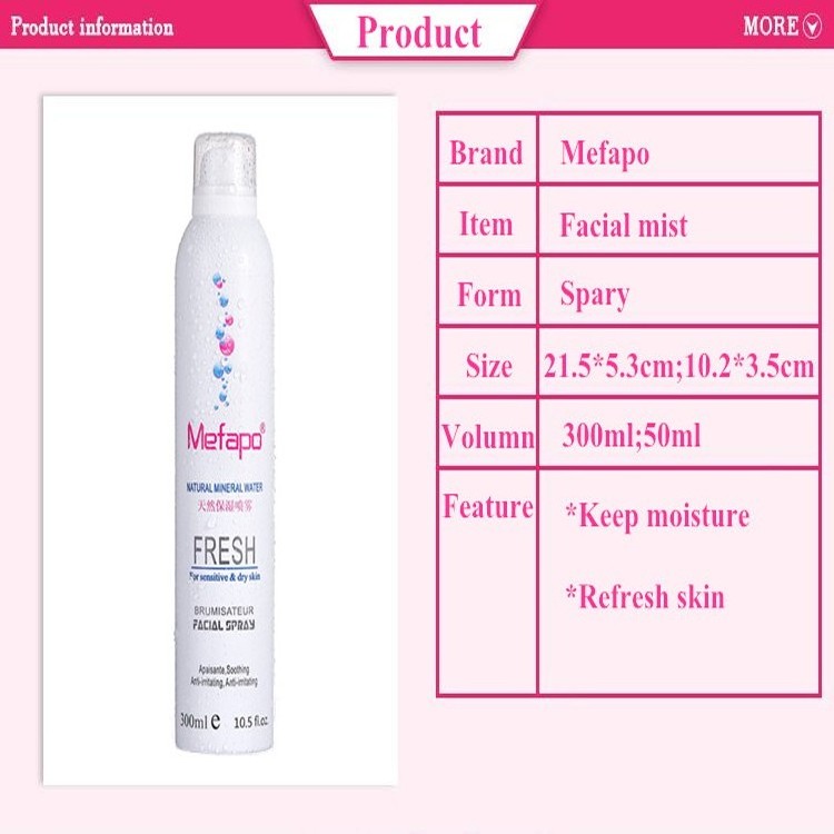 Private Label nano moisture  Moisturizing Spray For Skin