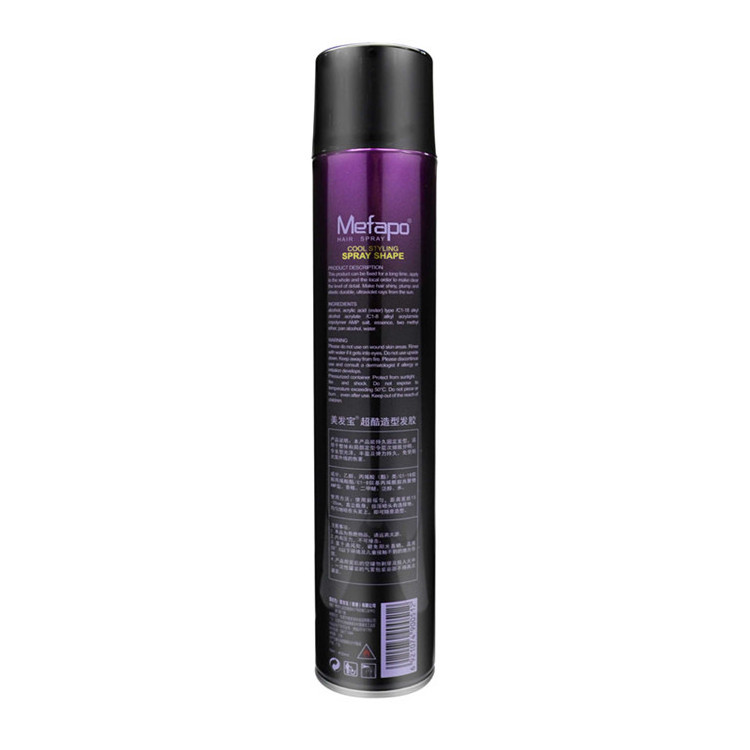 China Hair Spray Manufacturer OEM Private Label Strong Hold Glitter Shine Hair Styling Spray