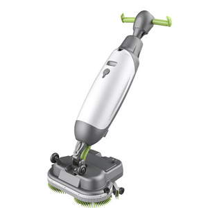 Mini hand pushed lithium battery floor scrubber with dual brush C430BN