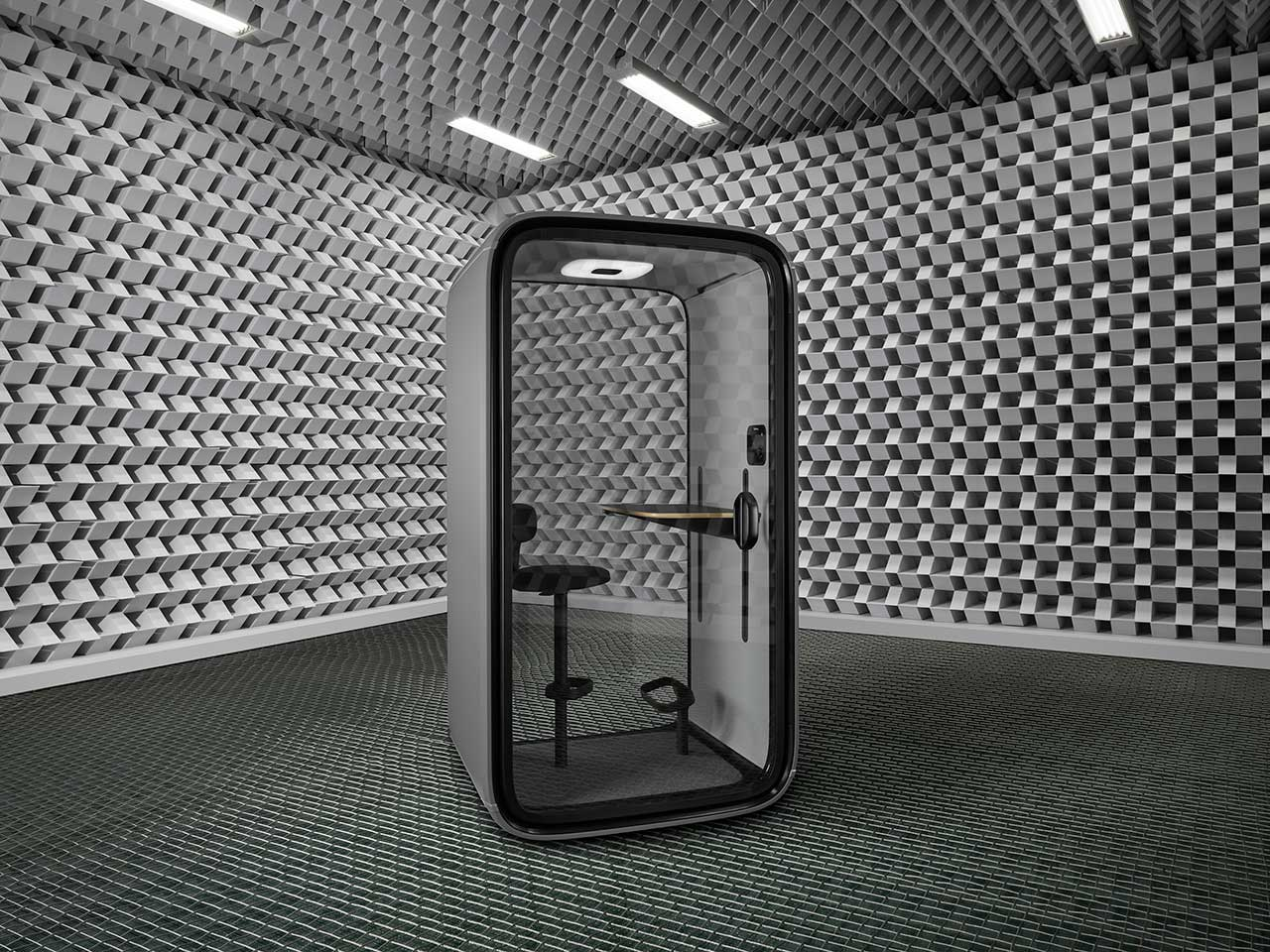 Removable Office Phone Booth Soundproof Portable Vocal Booths Phone Pods Voice Recording Booth Soundproof Cabin