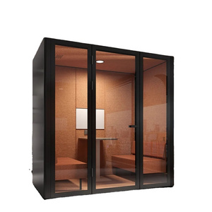 Soundproof Indoor Mobile Work Space Office Pod Meeting Work Pods Phone Study Cabin Booth For Sale