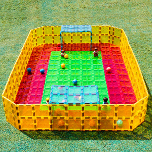 ARTMAG DIY football field Educational  toys Children  Magnetic Building Blocks juguete unisex accept customization