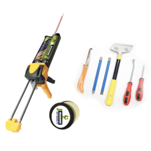 Tile Grouting Tools Kit, Two Component Cartridge Tile Grout Caulking Gun TOOLPRO-30