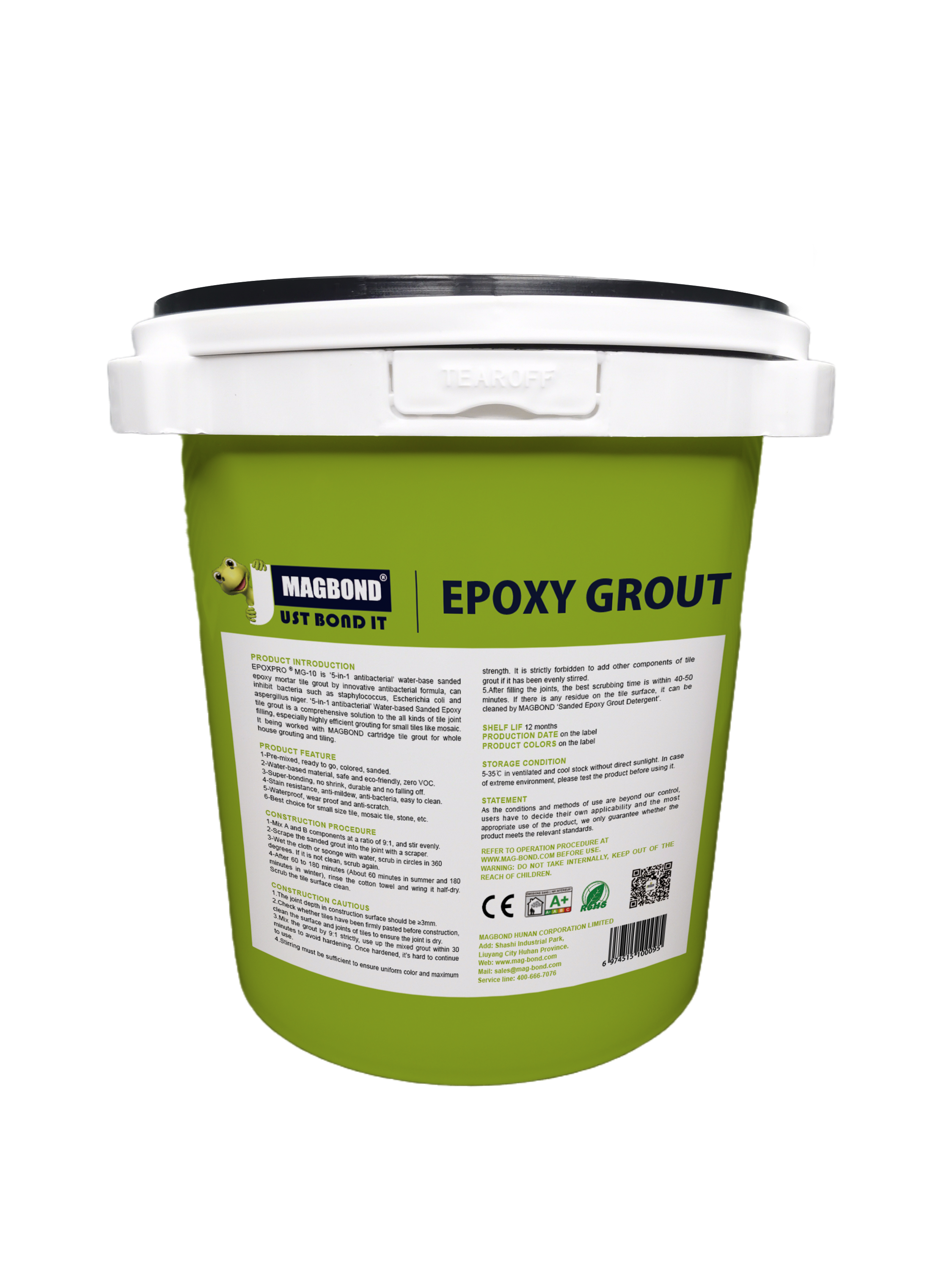 EPOXPRO MG-10 Water-base Epoxy Tile Mortar 3KG Tub  Epoxy Tile Grout Factory Offer