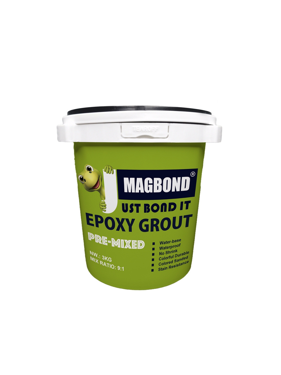 EPOXPRO MG-10 Water-base Epoxy Tile Mortar 3KG Tub  Epoxy Tile Grout Factory Offer