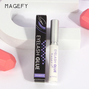 MAGEFY wholesale custom waterproof long lasting lash glue fast dry eyelash extension glue for strip lashes