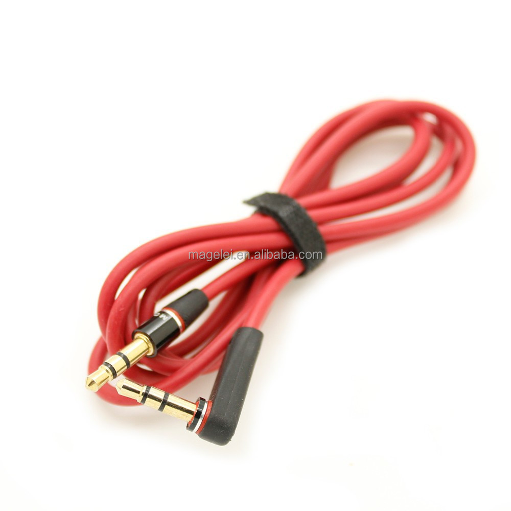 3.5mm to 3.5mm Jack to Jack Audio Cable AUX Cord Right Angle av Extension Cable for Car Audio Speaker headset