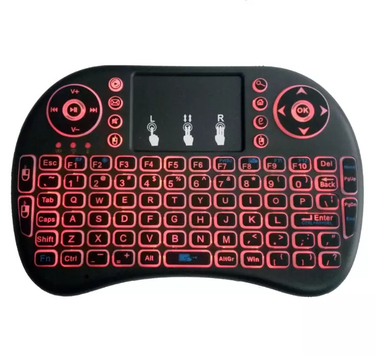 I8 Air Mouse 2.4Ghz Mini Wireless Touch Keyboard With Backlit