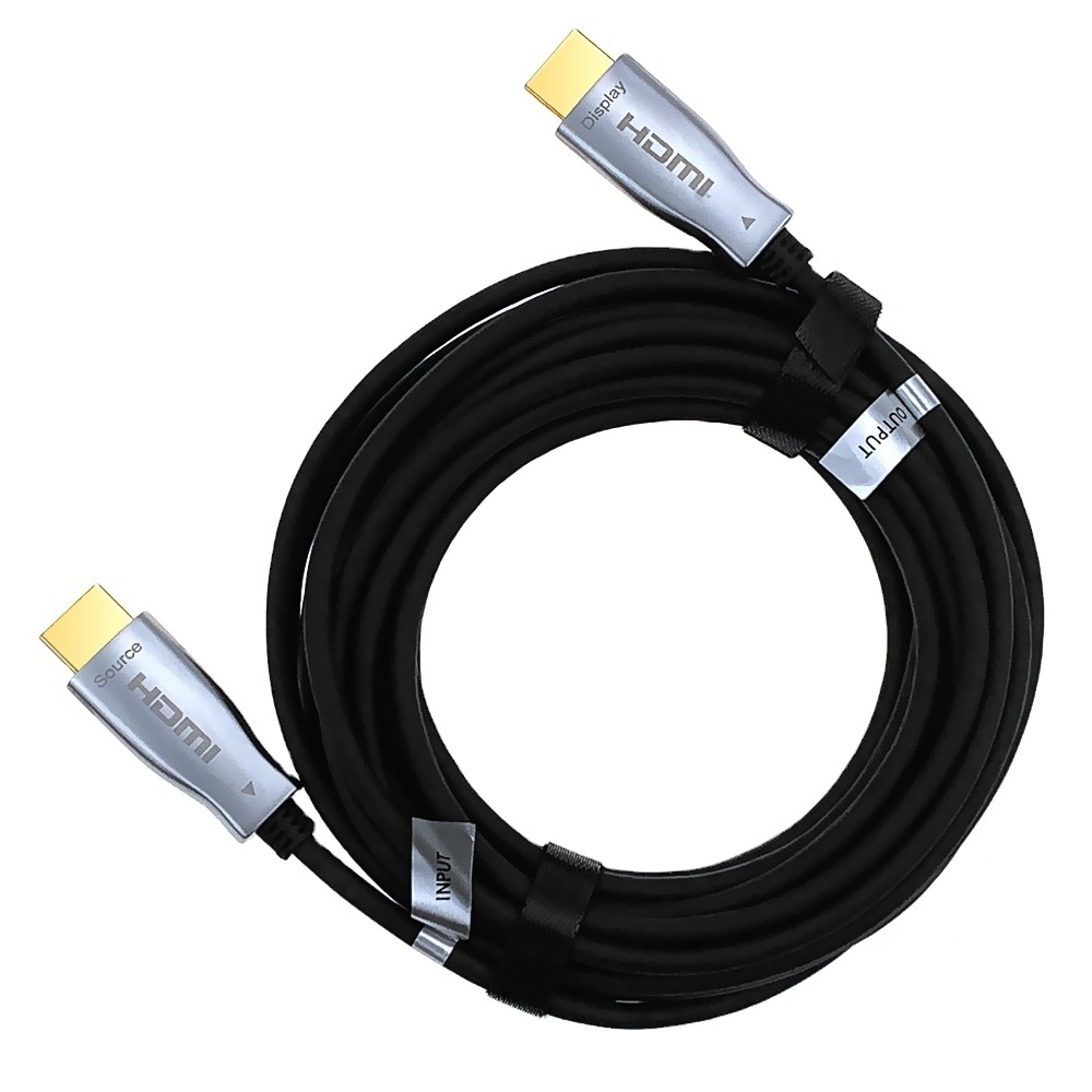 Factory Supply High Speed Gold Plated 18Gbps 4K 60HZ Fiber Optic HDMI Cable For TV Box HDTV Projector