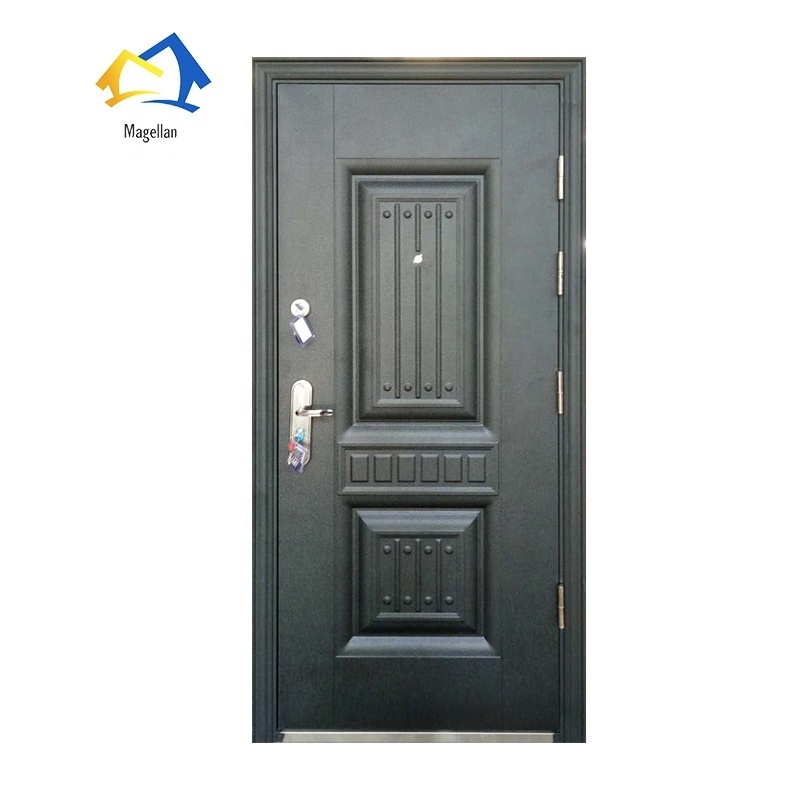 Wholesale Security Exterior Iron Entry Swing Professional Modern Wrought used Commercial Steel Doors