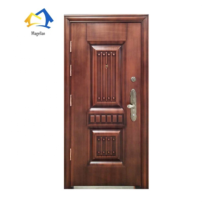 Wholesale Security Exterior Iron Entry Swing Professional Modern Wrought used Commercial Steel Doors