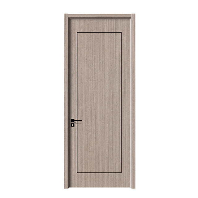 High Quality PVC Wood Door Main Door Wood Carving Design With PVC Film Cover