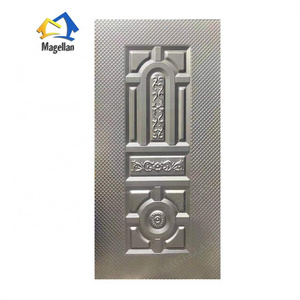 China factory Iron Cold-Rolles Steel Door Cover Stamped Steel Door Skin Sheets Design