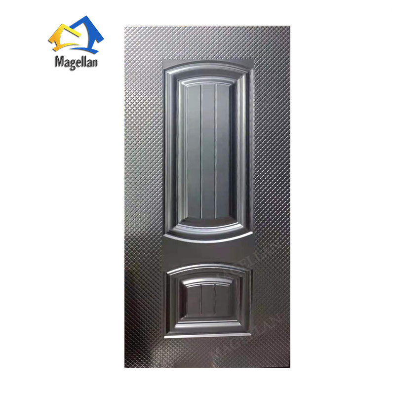 China factory Iron Cold-Rolles Steel Door Cover Stamped Steel Door Skin Sheets Design