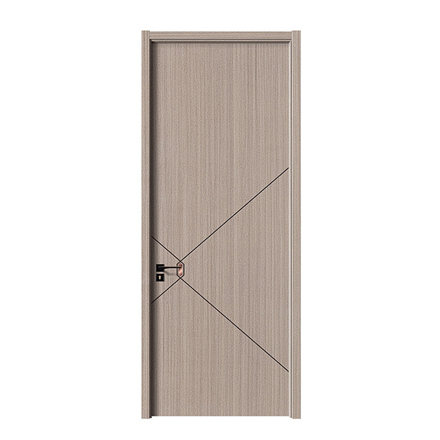 High Quality PVC Wood Door Main Door Wood Carving Design With PVC Film Cover