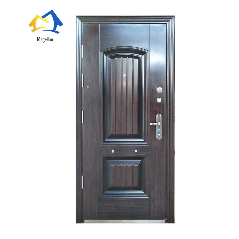 Wholesale Security Exterior Iron Entry Swing Professional Modern Wrought used Commercial Steel Doors