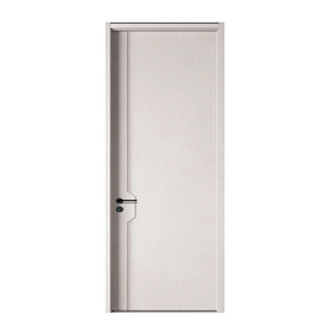 High Quality PVC Wood Door Main Door Wood Carving Design With PVC Film Cover