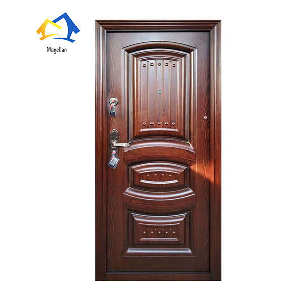 Customized size security steel door nigeria steel house door interior soundproof door