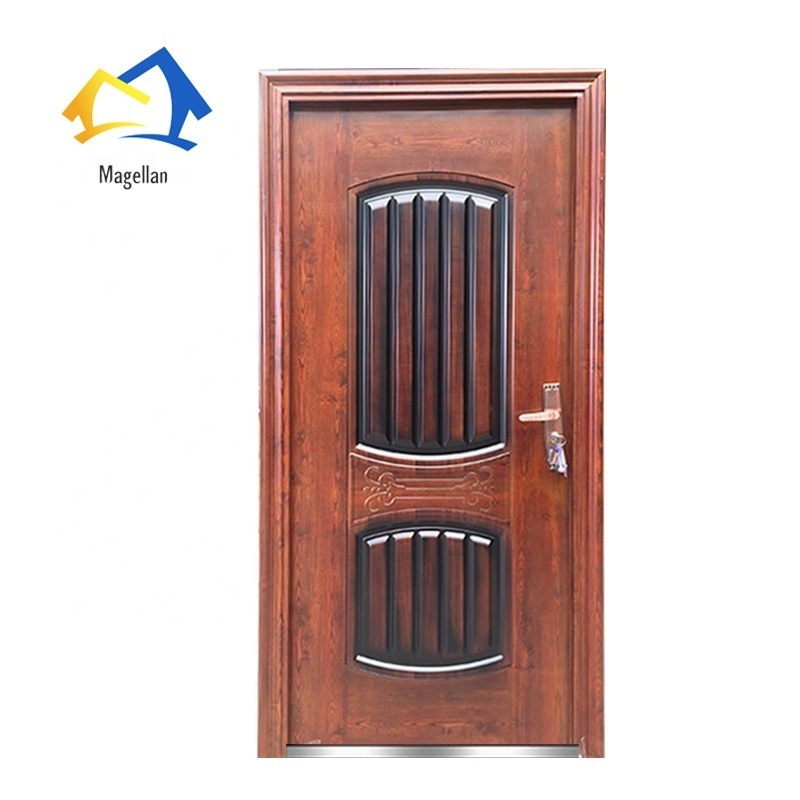 Steel Security Bullet Proof Single Door With Sheet Metal Door Panels