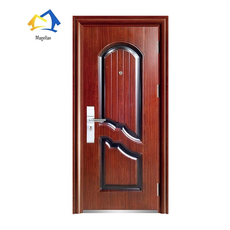 Wholesale Security Exterior Iron Entry Swing Professional Modern Wrought used Commercial Steel Doors