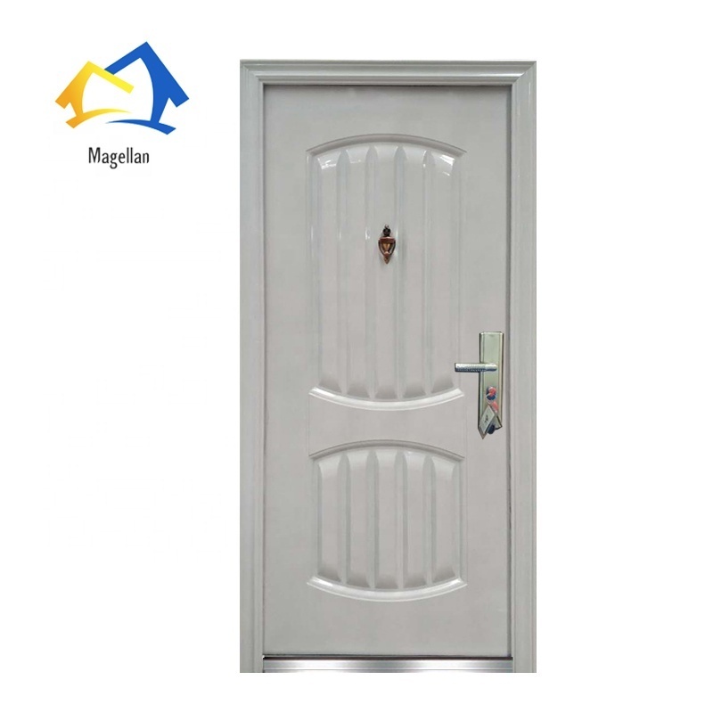 Steel Security Bullet Proof Single Door With Sheet Metal Door Panels