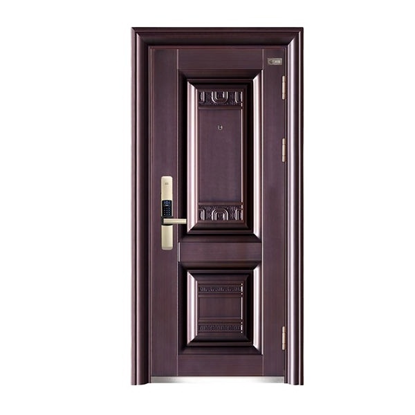 Customized size security steel door nigeria steel house door interior soundproof door