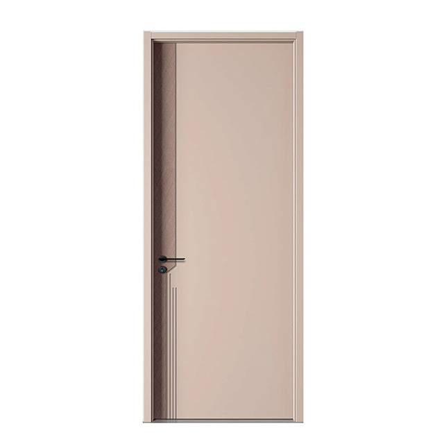 High Quality PVC Wood Door Main Door Wood Carving Design With PVC Film Cover