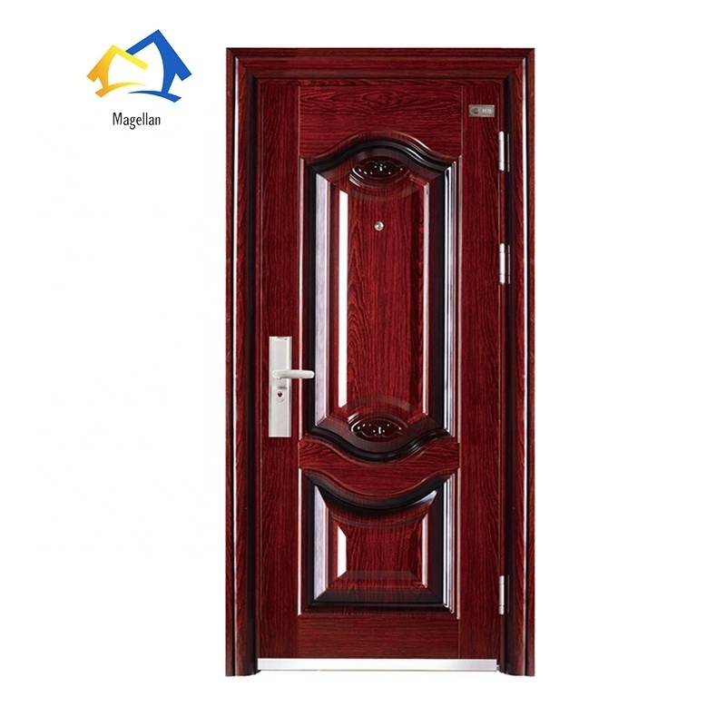 Steel Security Bullet Proof Single Door With Sheet Metal Door Panels